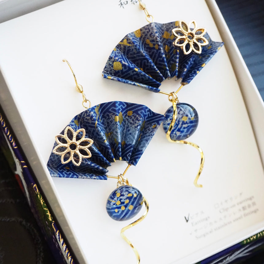 和心　- wagokoro - 紗綾形（藍）