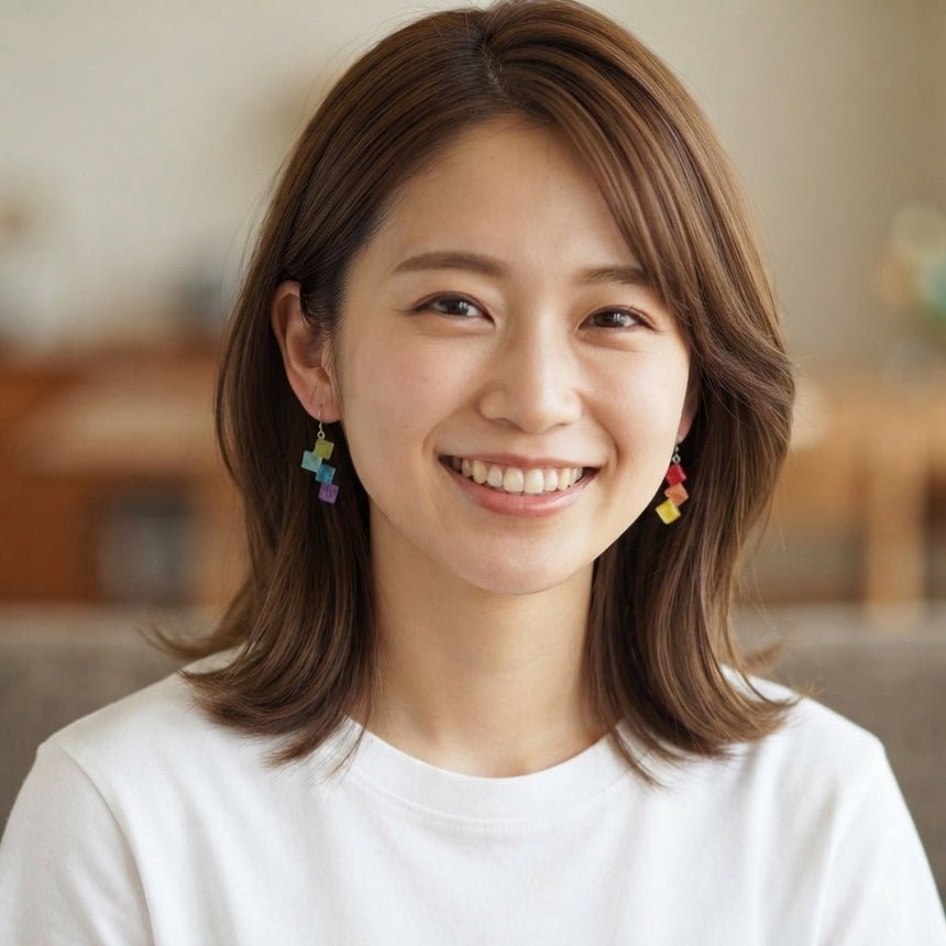 New!!　- 虹 -　earring　七雲series