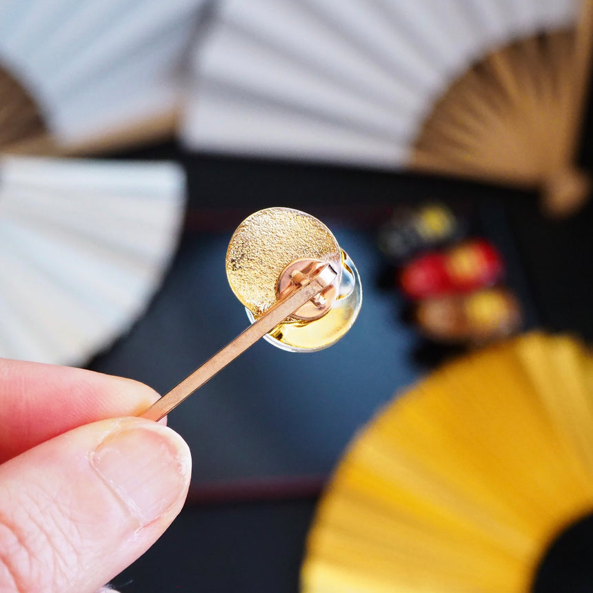 福べこ　- 縁起物赤べこモチーフ -　ﾍｱﾋﾟﾝ