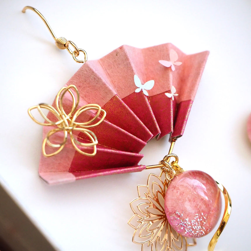 和心　- Asymmetry -　羽二重織り（立体蝶々）