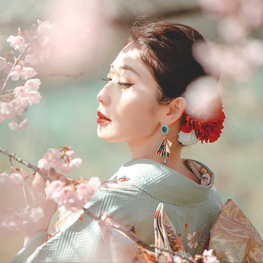 chihiro / 春の着物コーデ