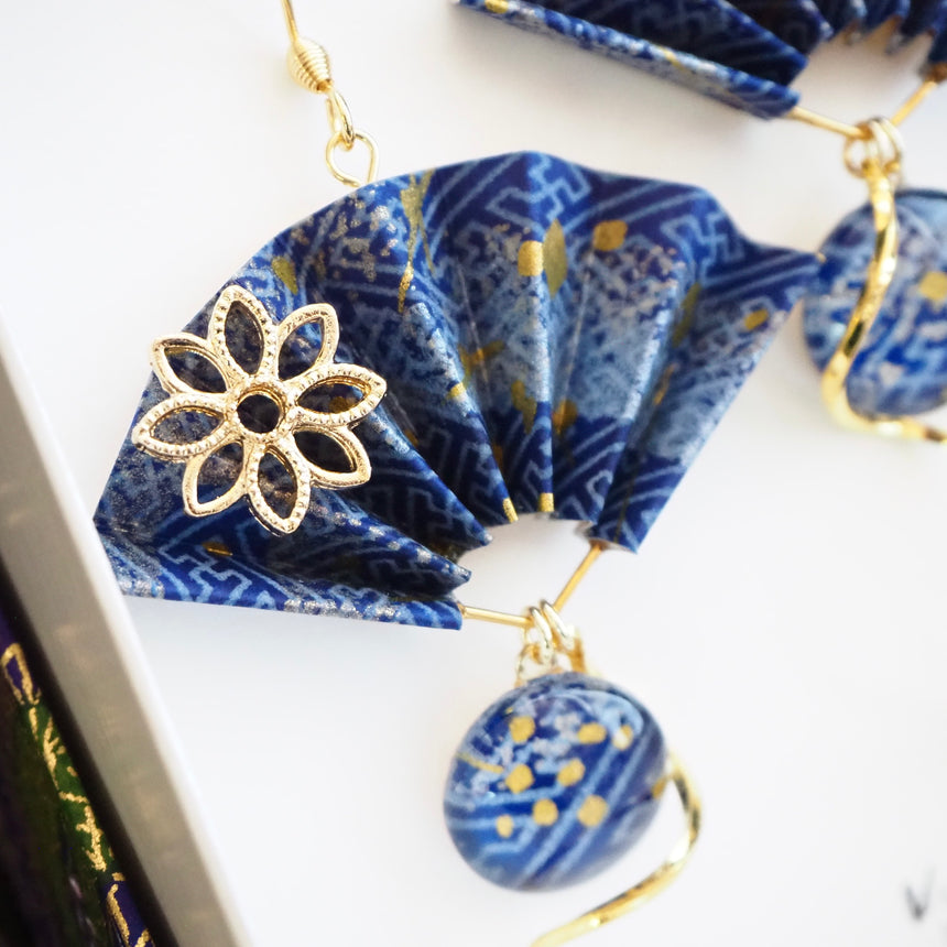 和心　- wagokoro - 紗綾形（藍）